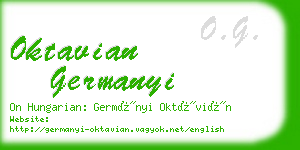 oktavian germanyi business card
